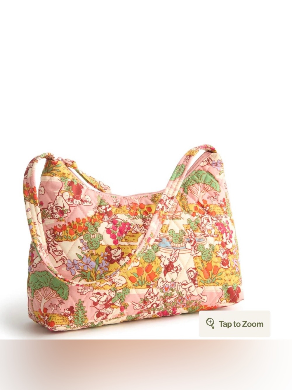Vera Bradley × Disney Garden Print Quilted Shoulder
Bag